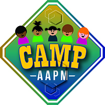 A logo for a camp  Description automatically generated